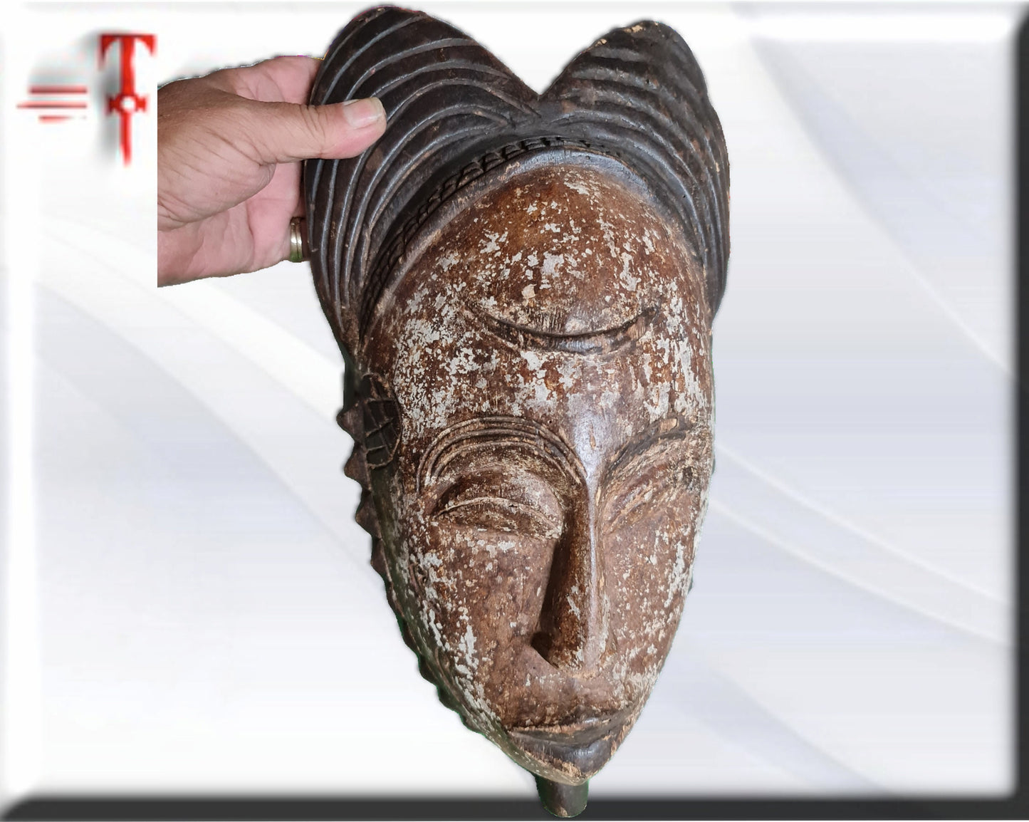 Máscara etnia Chokwe ( Congo arte africano) Chokwe ethnic mask (Congo African art)