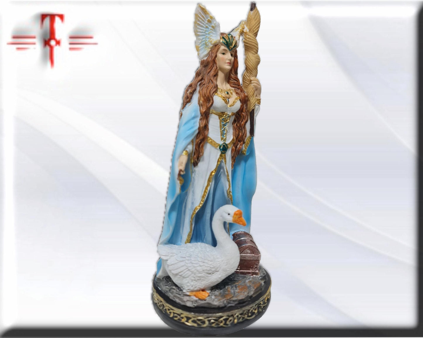 Estatua Diosa Frigg , dioses mitologicos , articulos esotéricos y religiosos , pintado a mano