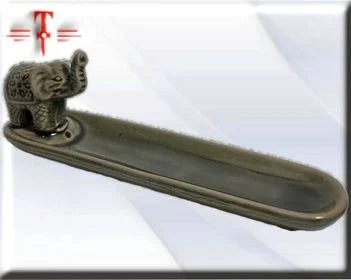 incensario ceramica elefante