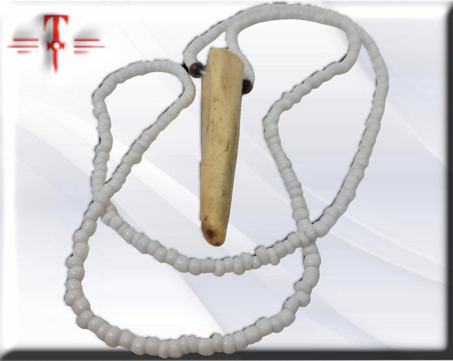 colgante cuerno de protección ritualizado