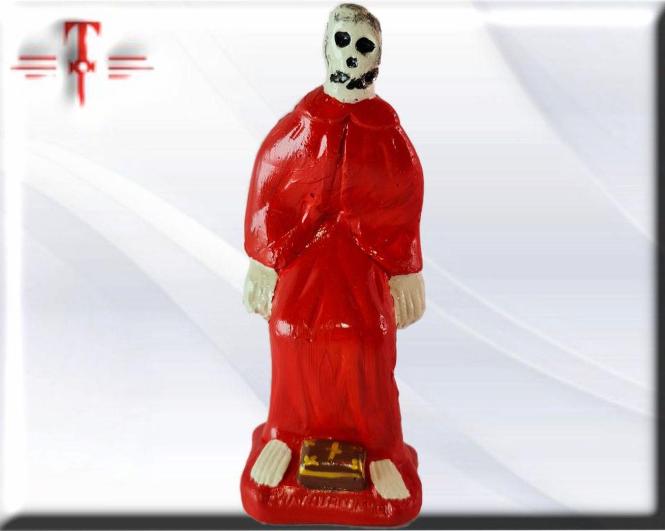 Figura Yeso Exú Catacumba , Candomble , kimbisa, Umbanda