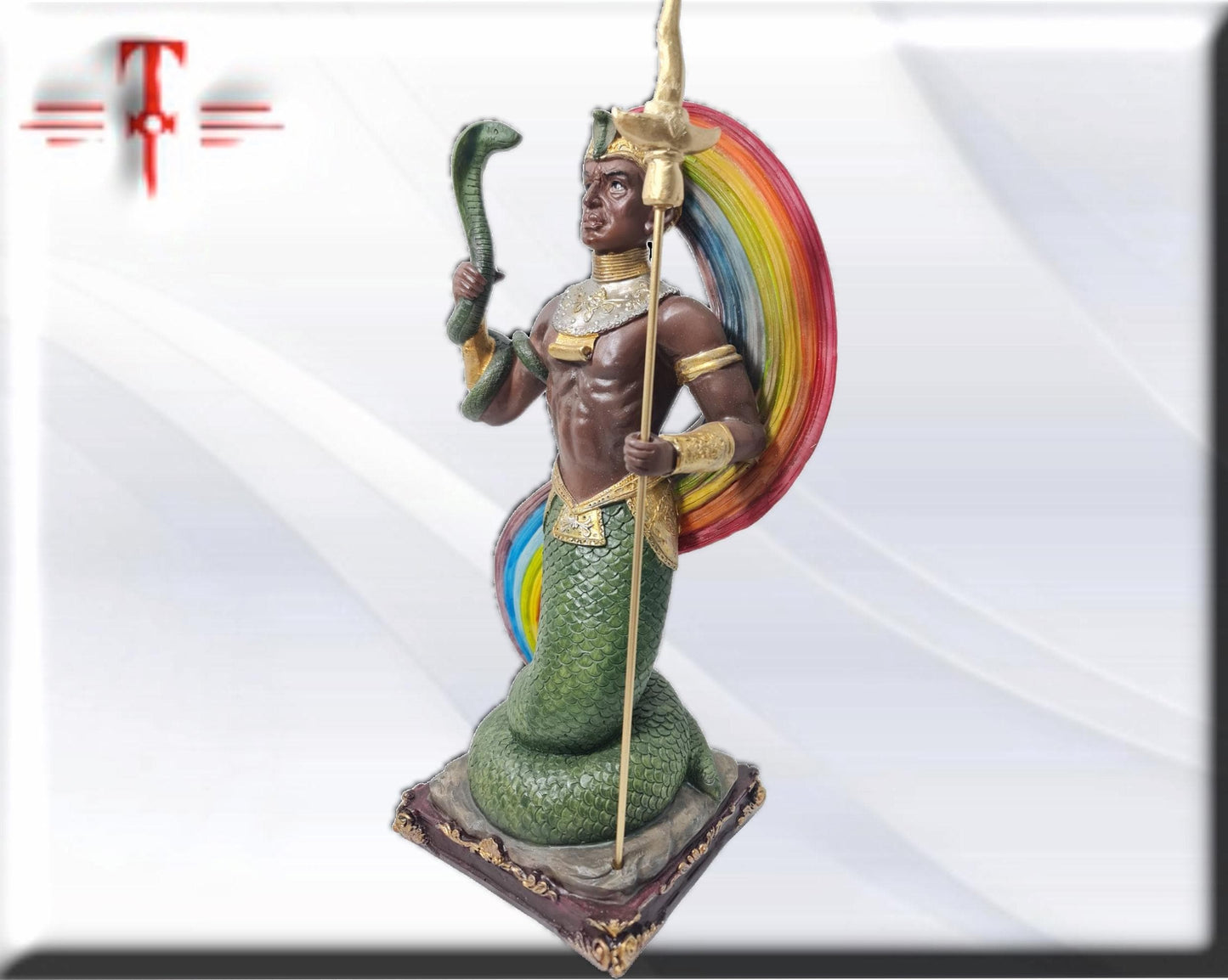 Estatua de Oshumaré con arco iris ,Santería, Candomble , kimbisa, Umbanda