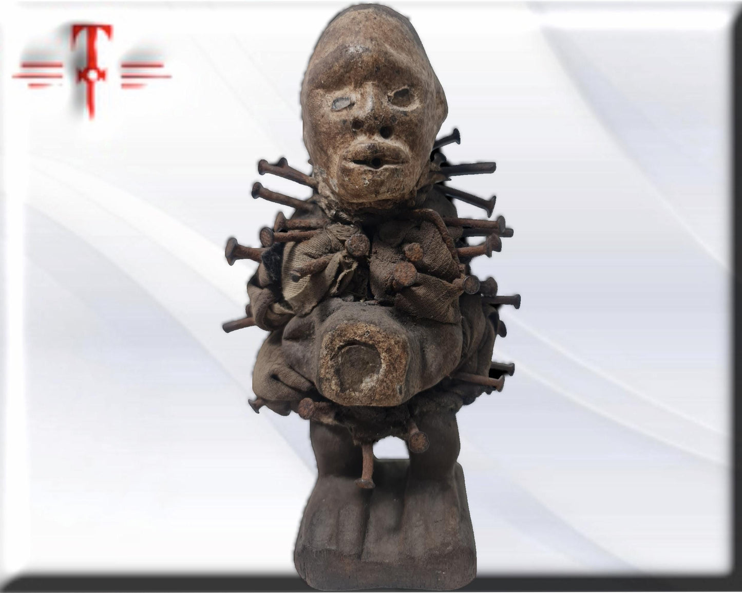 Nkisi Warrior Fetish, Secrets of African Voodoo.