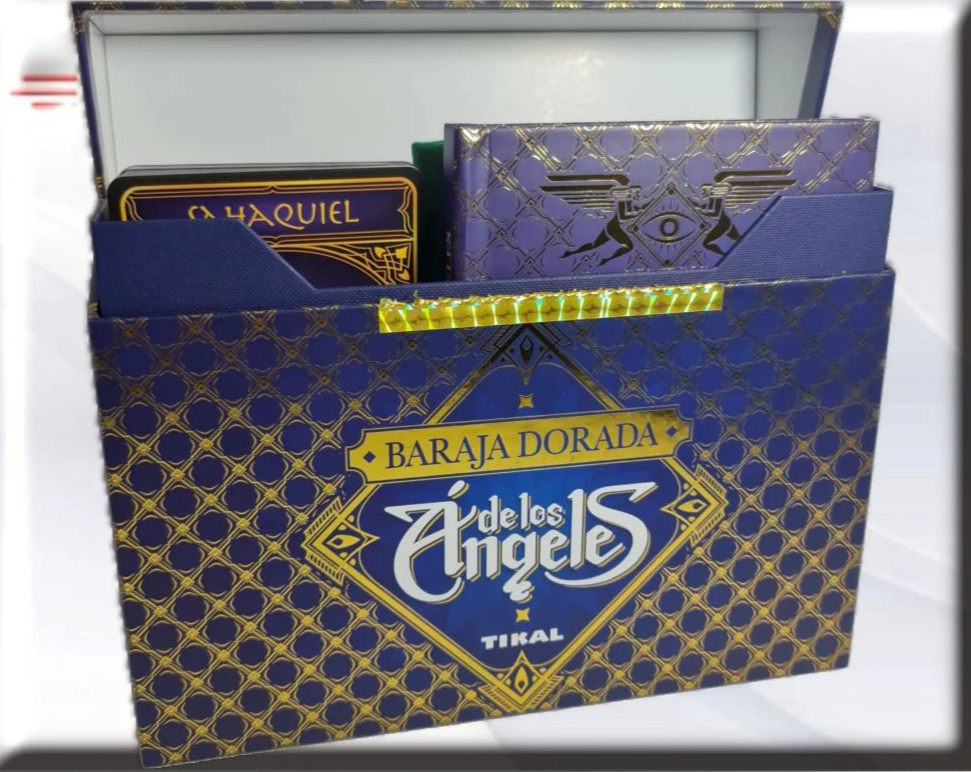 La Baraja dorada de los Ángeles Pack, Libro + cartas + tapete protector