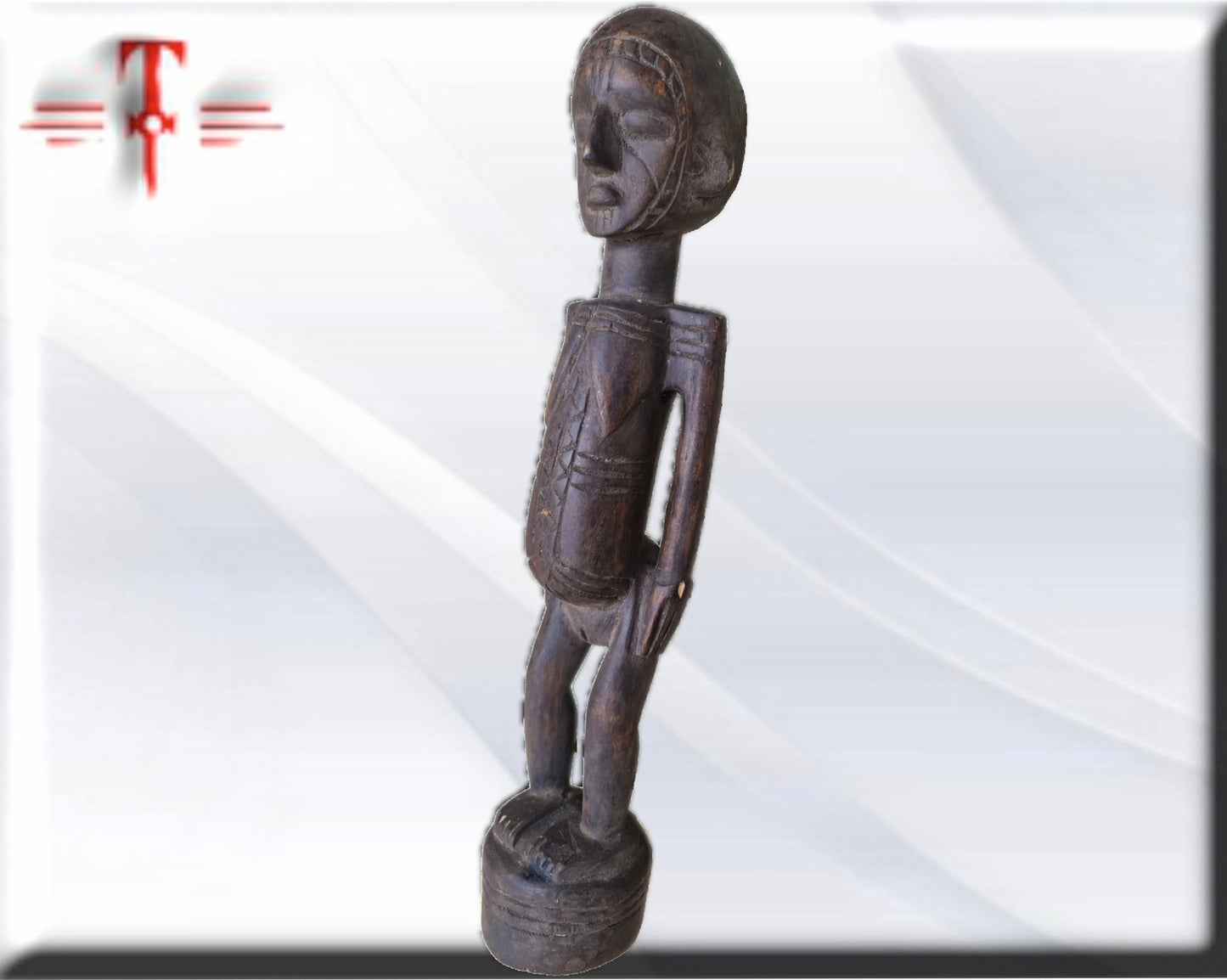 Fetiche Magbetu Congo Tribal , arte Africano , Galería de arte , hecho a mano