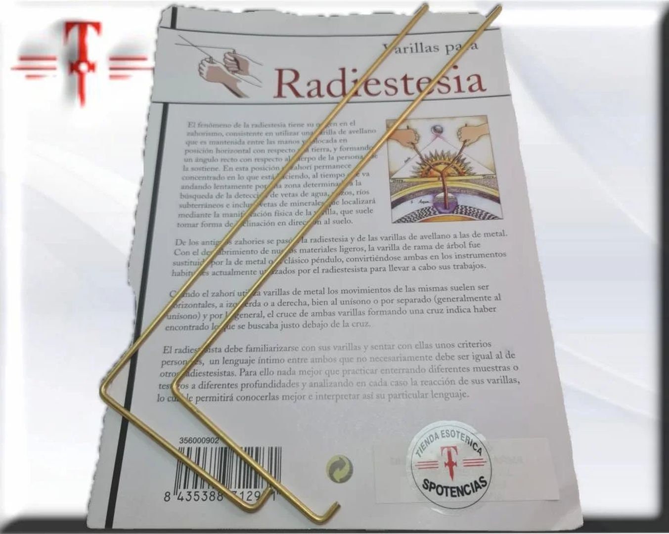 Wünschelruten aus Bronze, Parapsychologie,