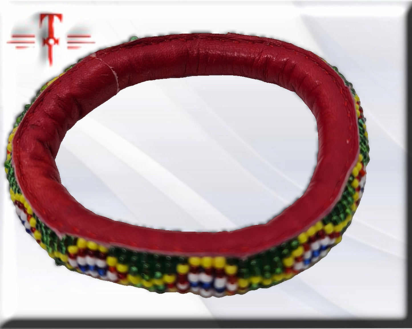 Brazalete de cuero suerte , Original from Benín Protection , amuleto