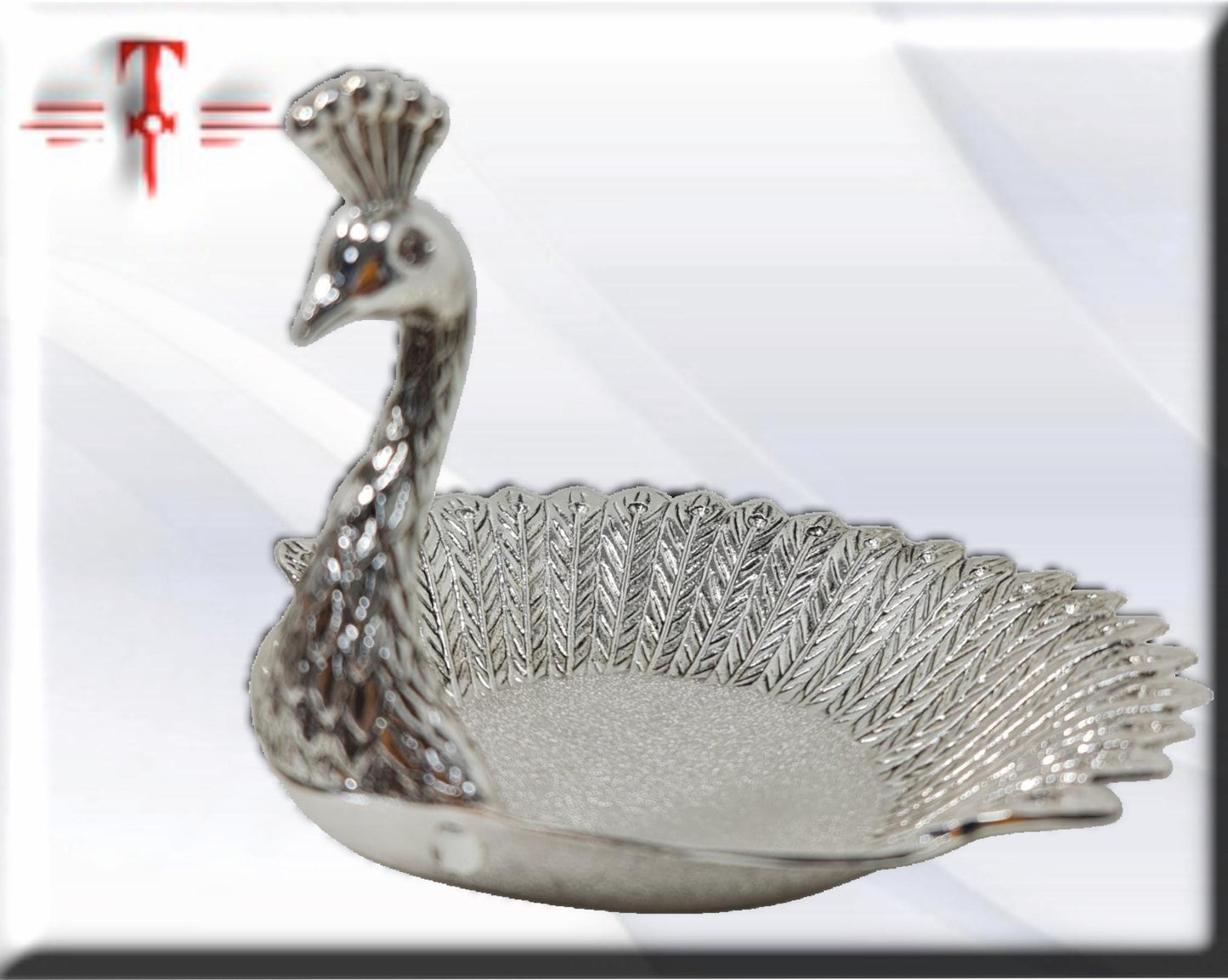 Bandeja de pavo real, atributo de la oricha Oshún , santería yoruba lucumí