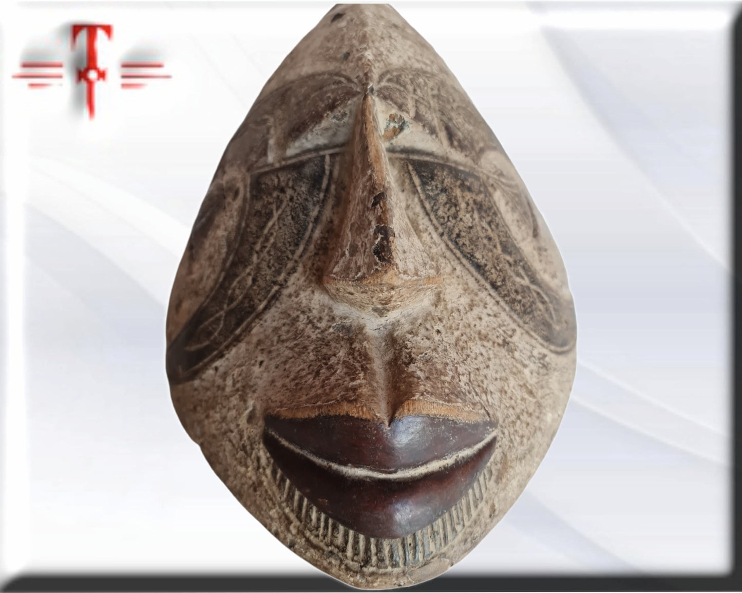 Máscara etnia Bembes ( Congo arte africano) Bembes ethnic mask (Congo African art)
