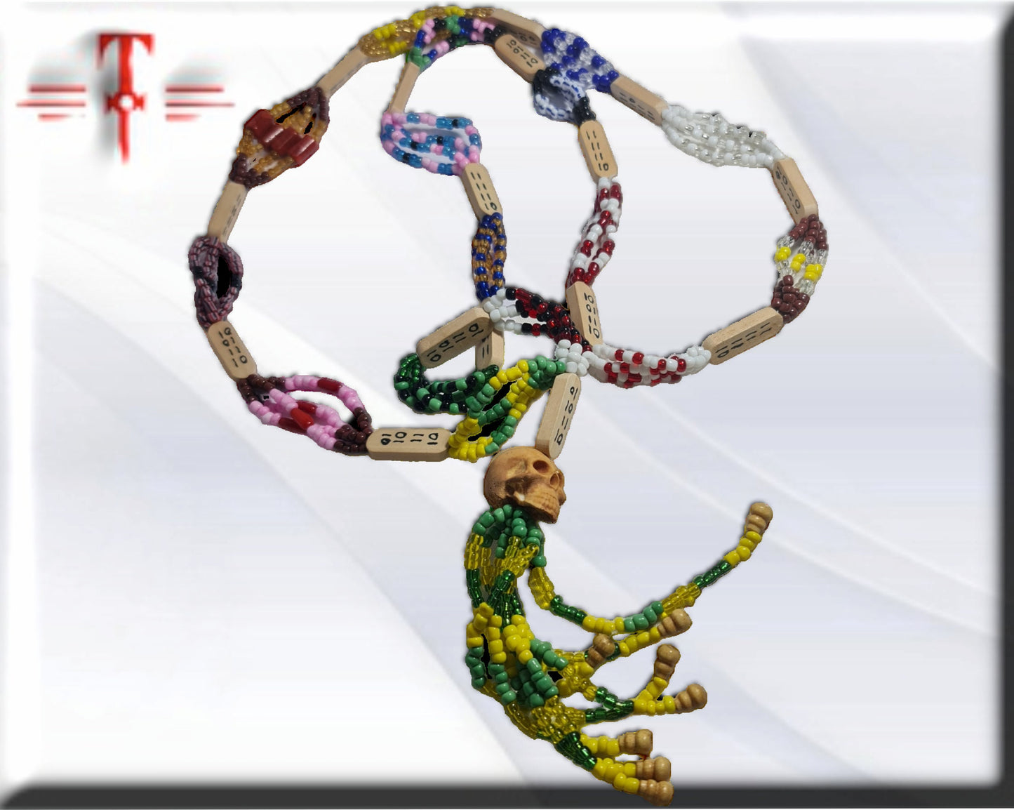 Collar Ogbe Yonó Haya - Babalawo - Santeria Palo Mayombe