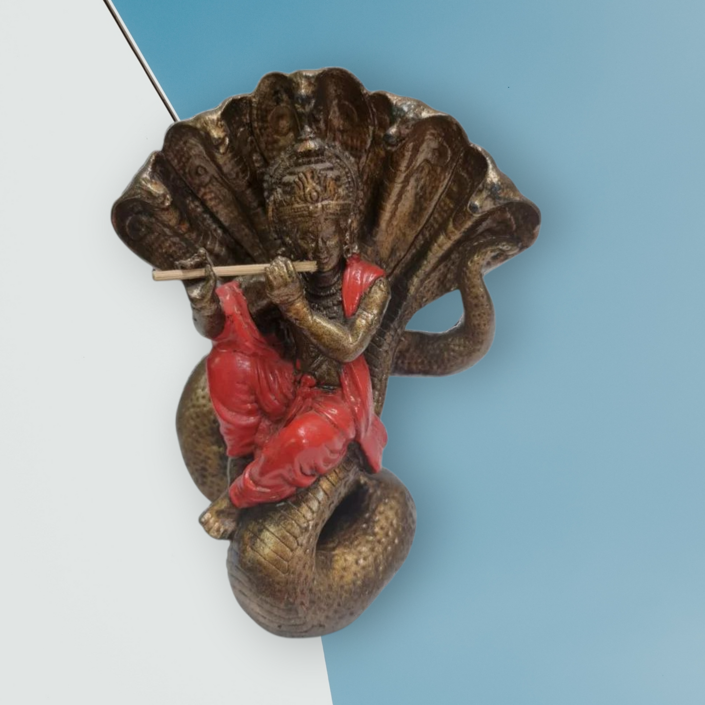 Buda protegido por el rey de los nagas