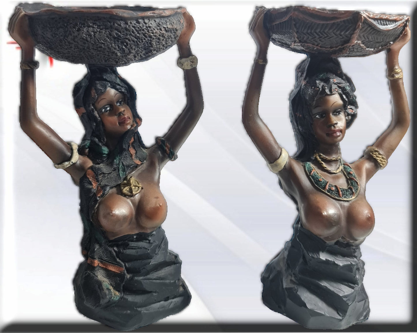 Pack 2 mujeres africanas Trabajadoras , decoración africana