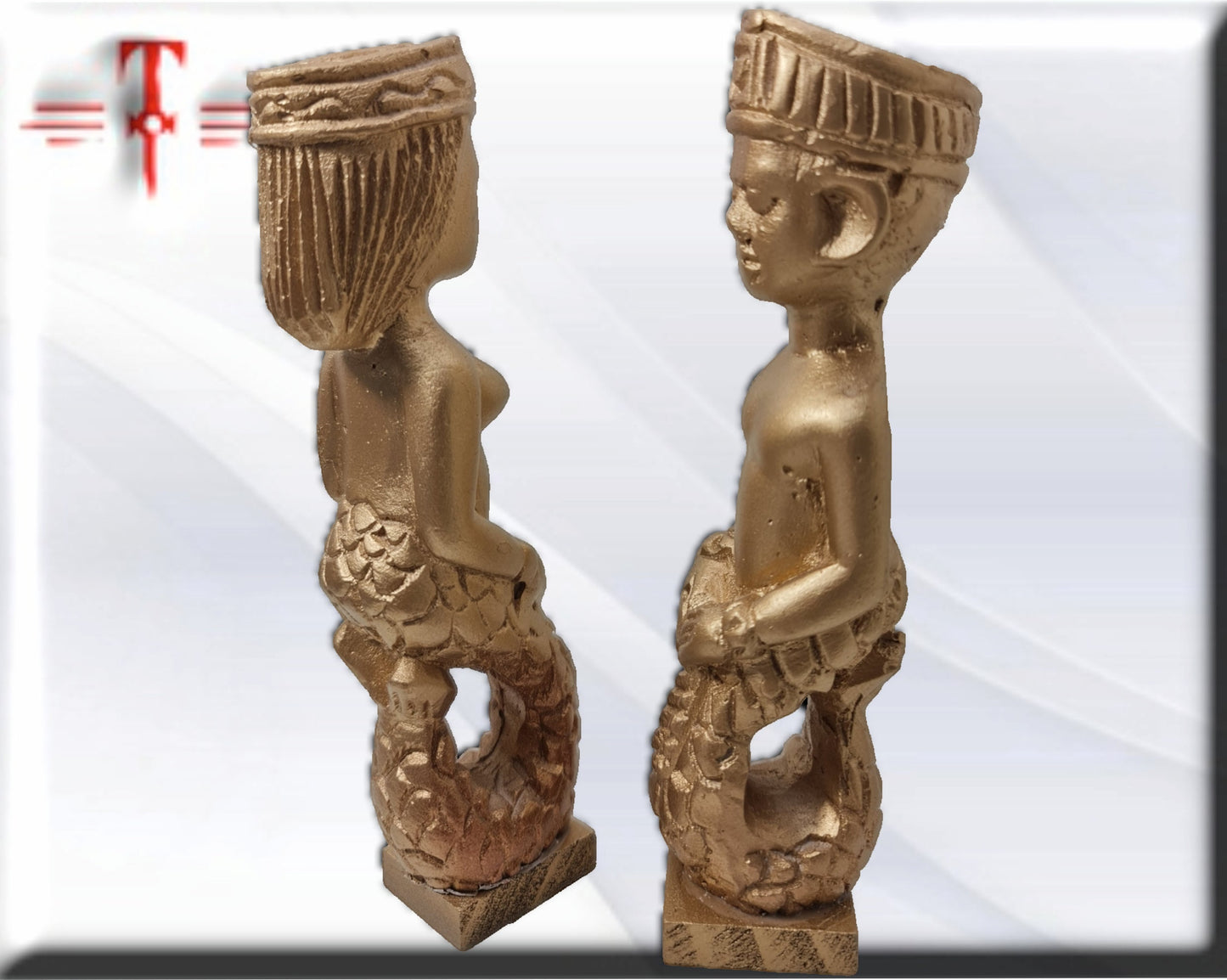 Estatuas Mami wata , diosa del Mar, Hombre y Mujer, Africa