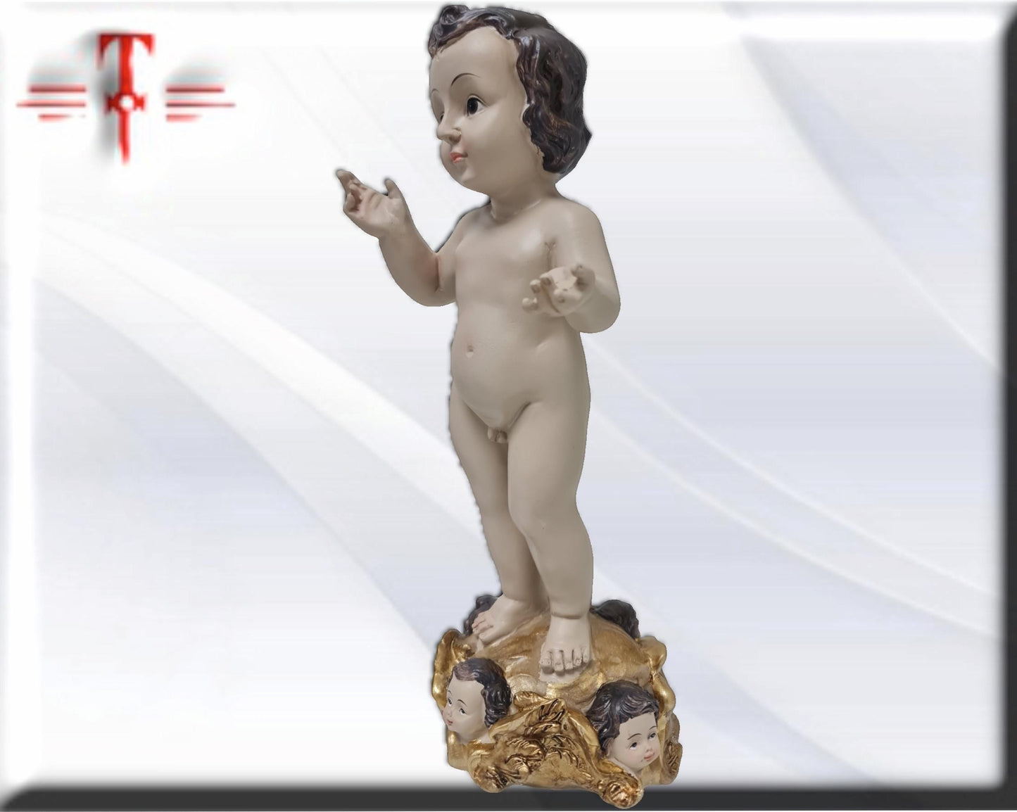 Niño Jesus con base de angeles , Santos y Vírgenes católicos , productos Religiosos