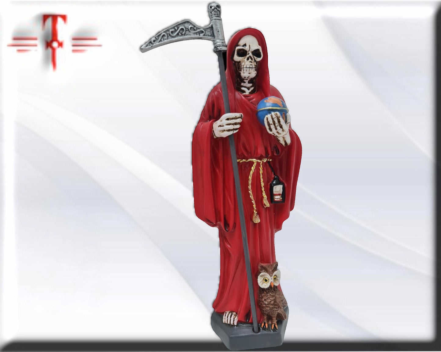Estatua Santa Muerte 15cm , Santísima Muerte , deidades , mitología