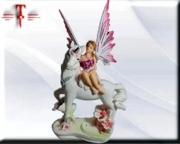 Hada en unicornio , Mitos y leyendas , fantasía , Folklore