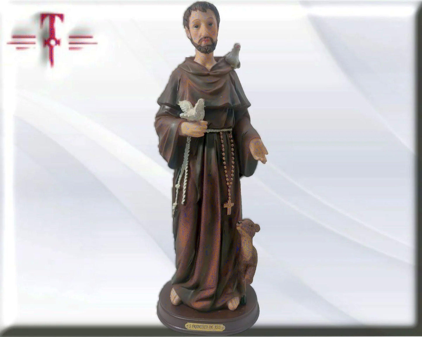 San Francisco de Asis 32cm , Santos y Vírgenes católicos , productos Religiosos