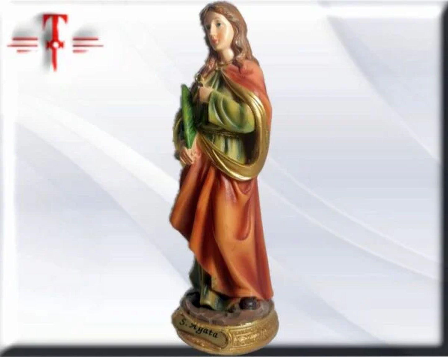 Santa Ágata . Catholic Saints and Virgins, Religious products,