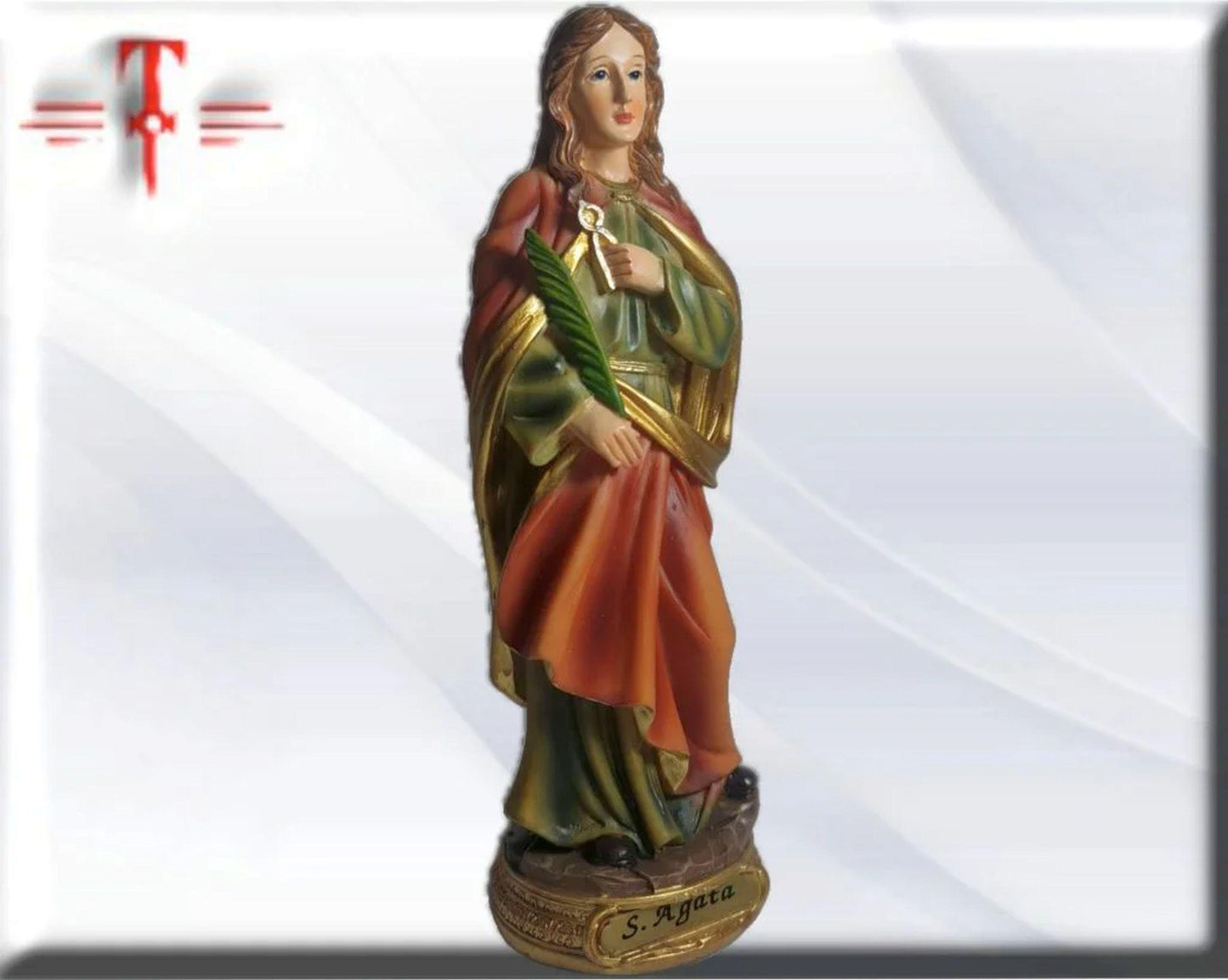 Santa Ágata . Catholic Saints and Virgins, Religious products,