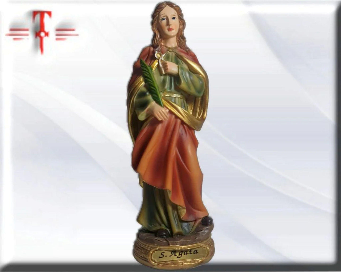 Santa Ágata . Catholic Saints and Virgins, Religious products,