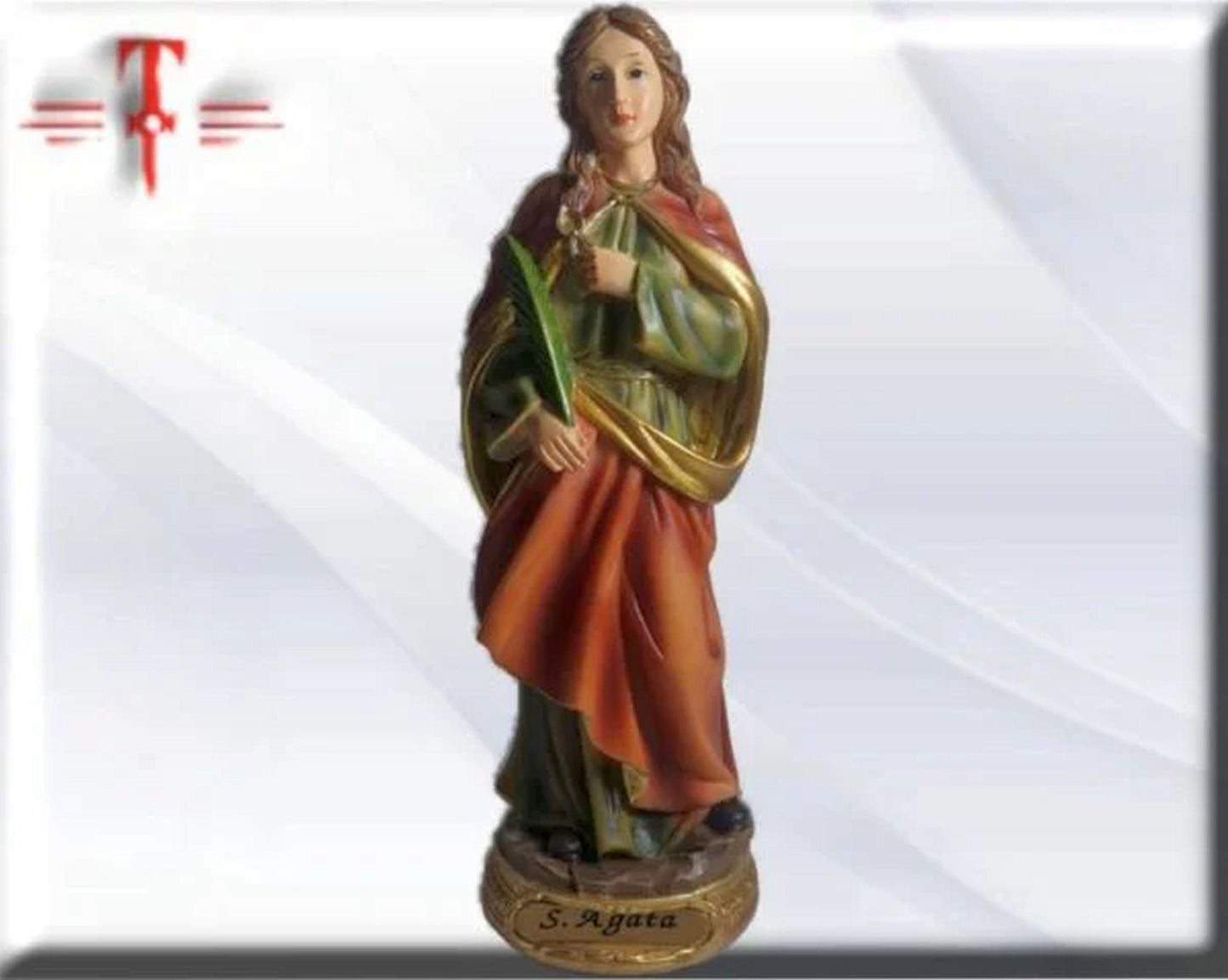 Santa Ágata . Catholic Saints and Virgins, Religious products,