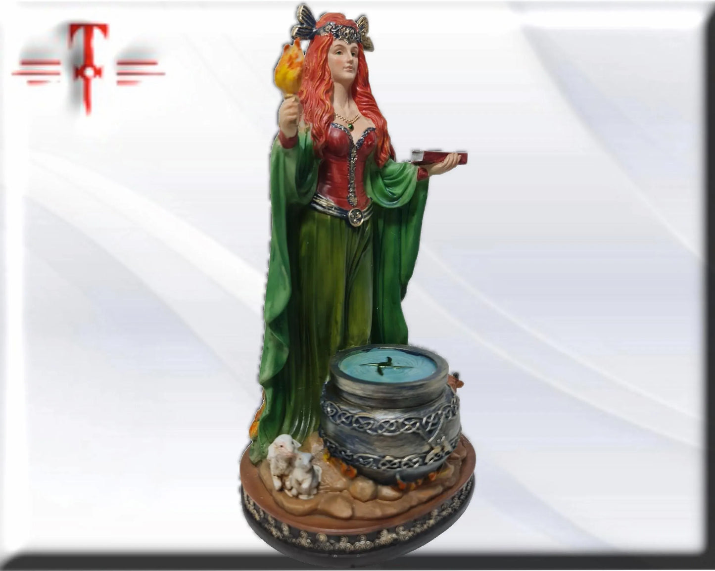 Estatua Diosa Brigid , dioses mitologicos , articulos esotéricos y religiosos