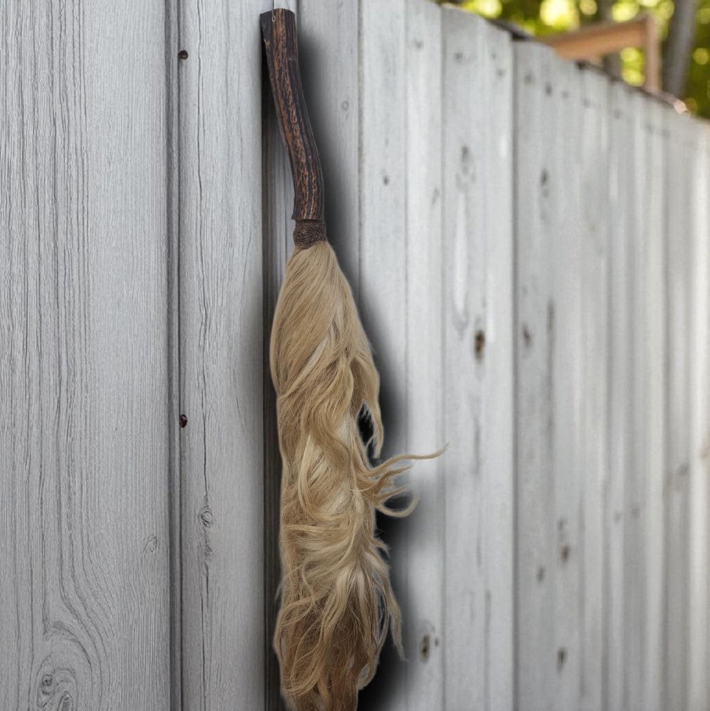 iruke africano con mango de asta de ciervo , Ifá Santeria Palo Mayombe babalawo