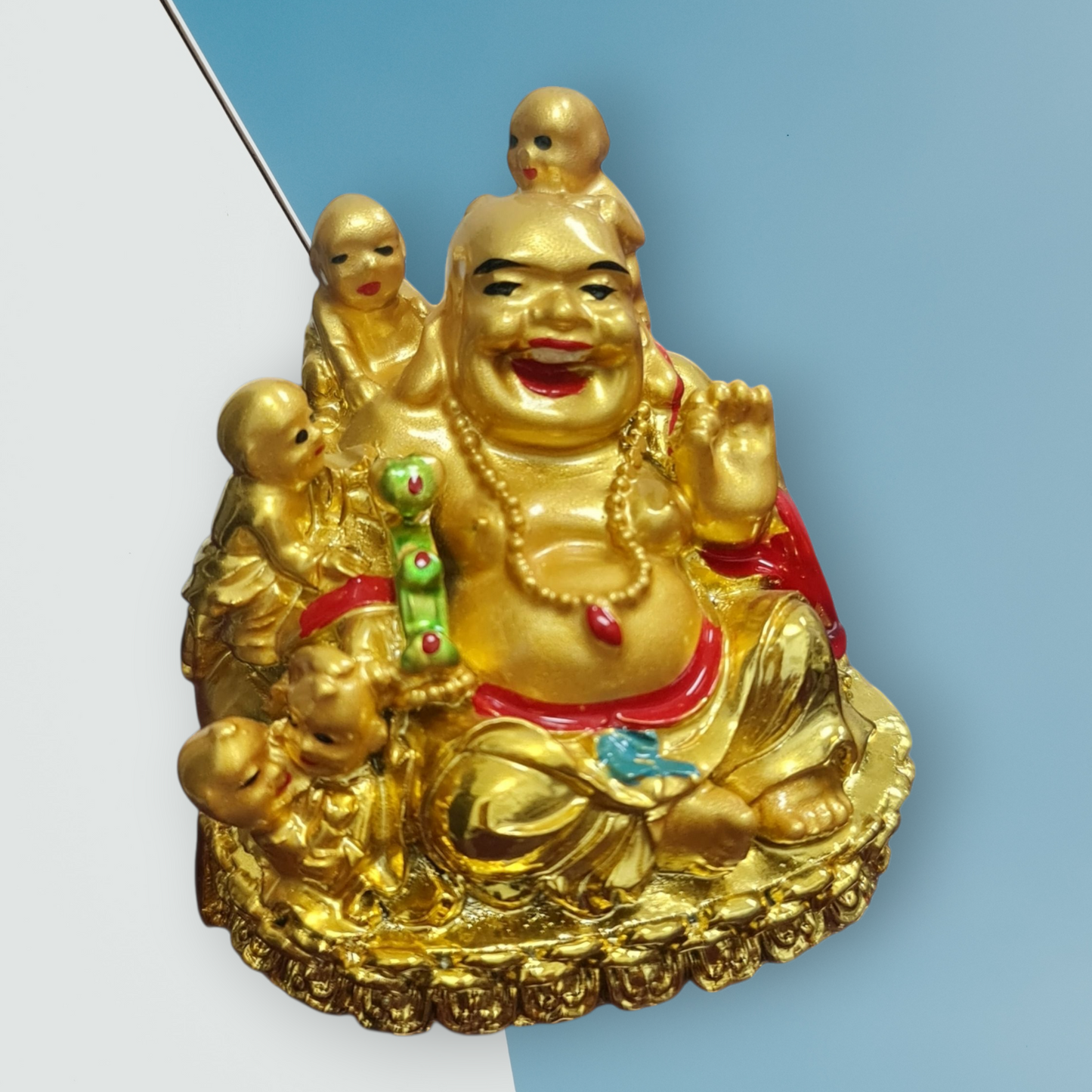 Buda fortuna con niños