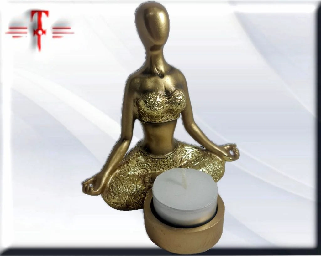 Porta velas Yoga