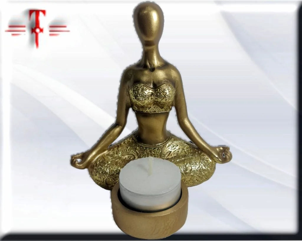 Porta velas Yoga