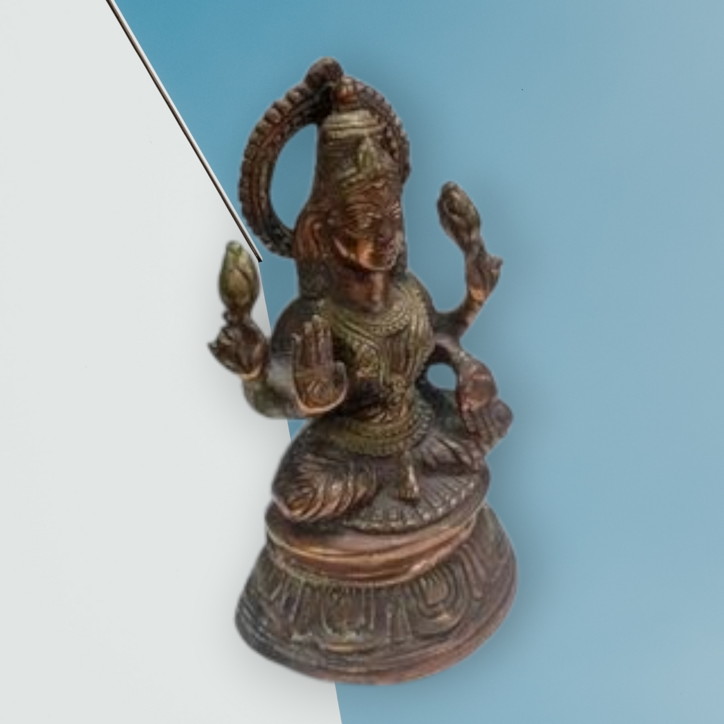 Diosa Lakshmi Diosa Hindú en latón