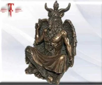 Escultura Baphomet 12cm