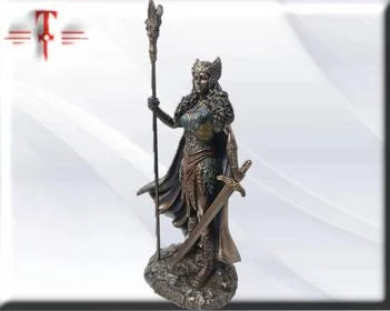Statue des Gottes Dagda, mythologische Götter, esoterische und religiöse Gegenstände, handbemalt