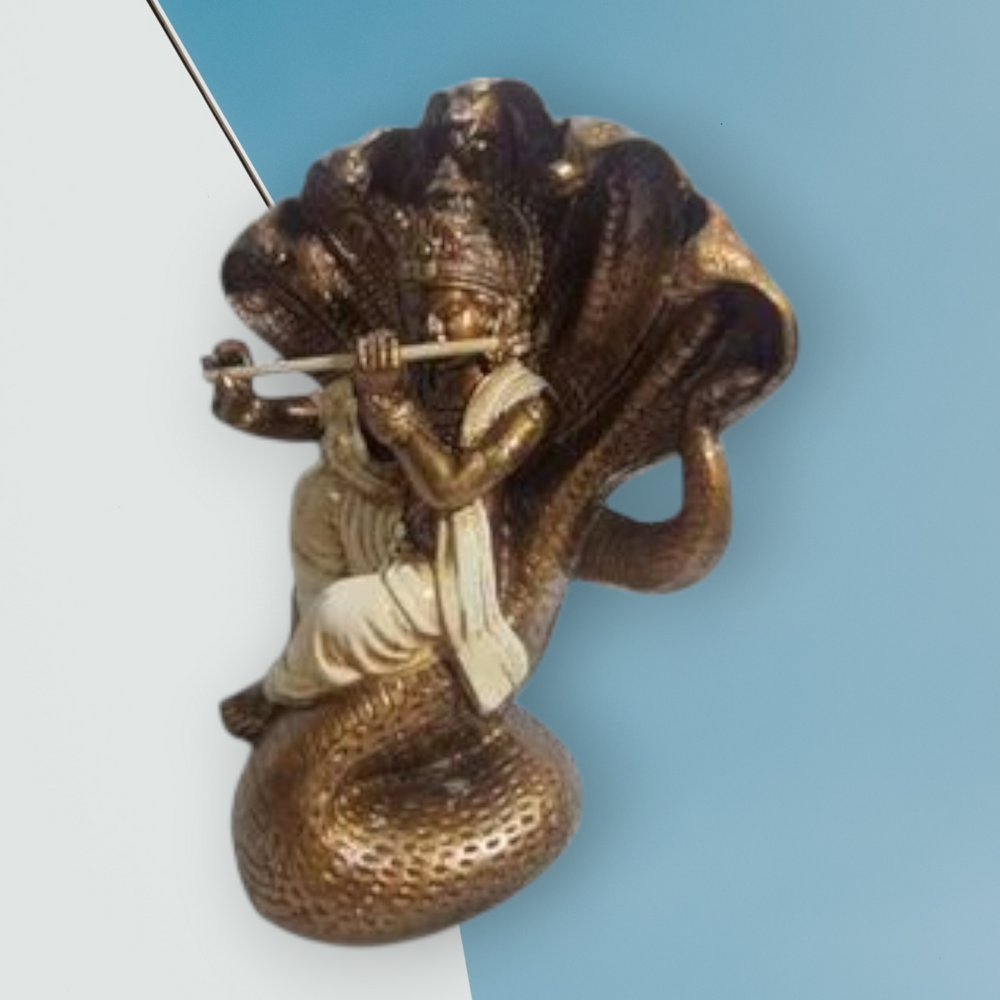 Buda protegido por el rey de los nagas
