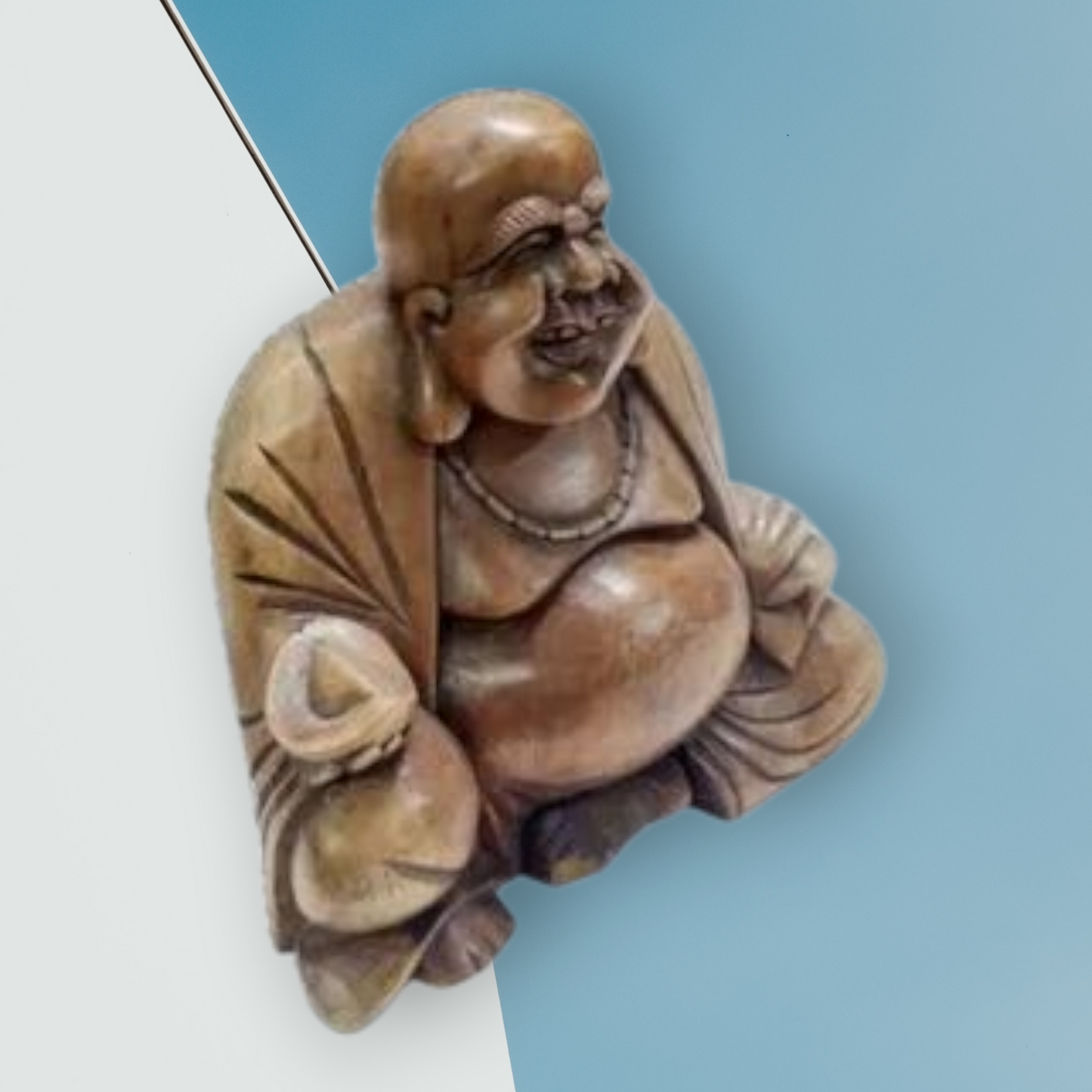 Buda Hotei madera