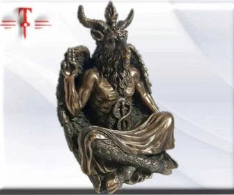 Escultura Baphomet 12cm