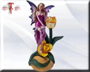 Hada con flor y luz , Mitos y leyendas , fantasía , Folklore