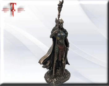 Statue des Gottes Dagda, mythologische Götter, esoterische und religiöse Gegenstände, handbemalt