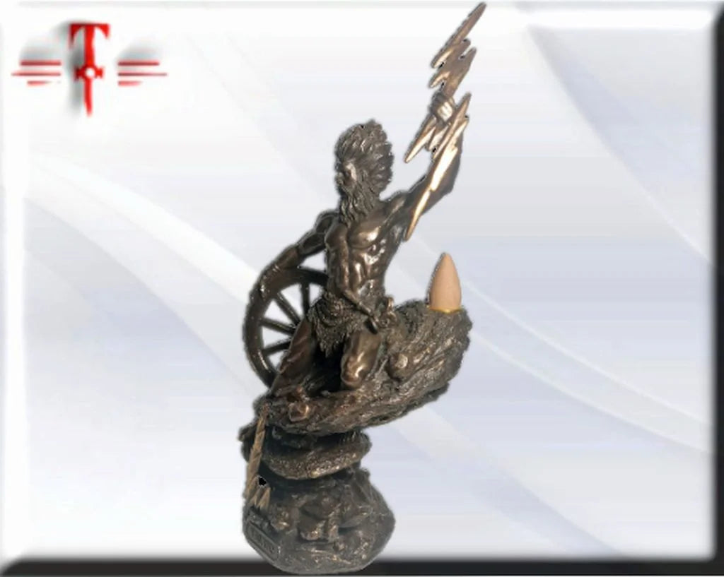Statue des Gottes Dagda, mythologische Götter, esoterische und religiöse Gegenstände, handbemalt