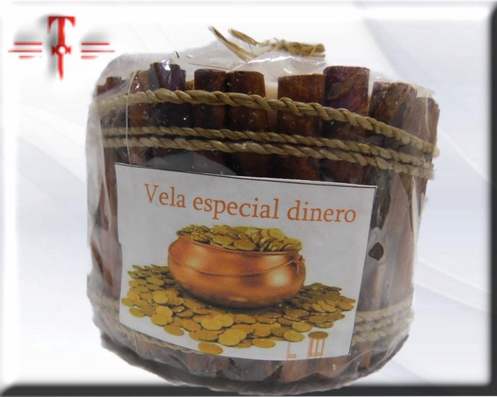 vela canela dinero