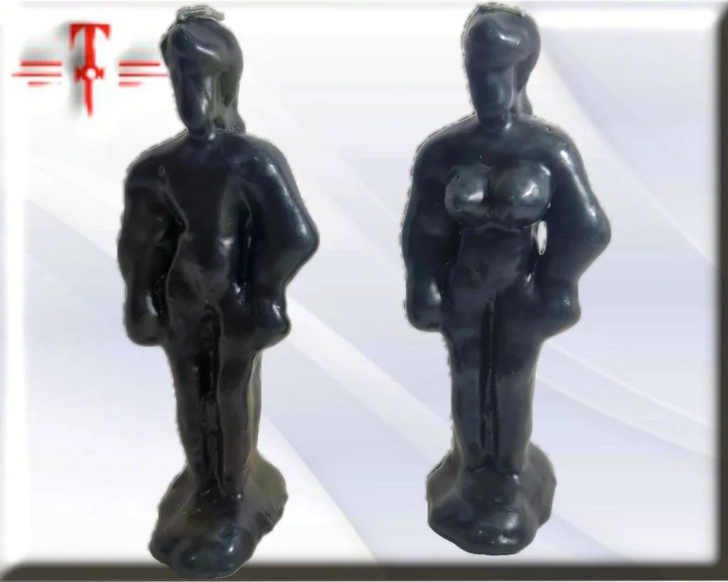 Vela cuerpo persona Negro