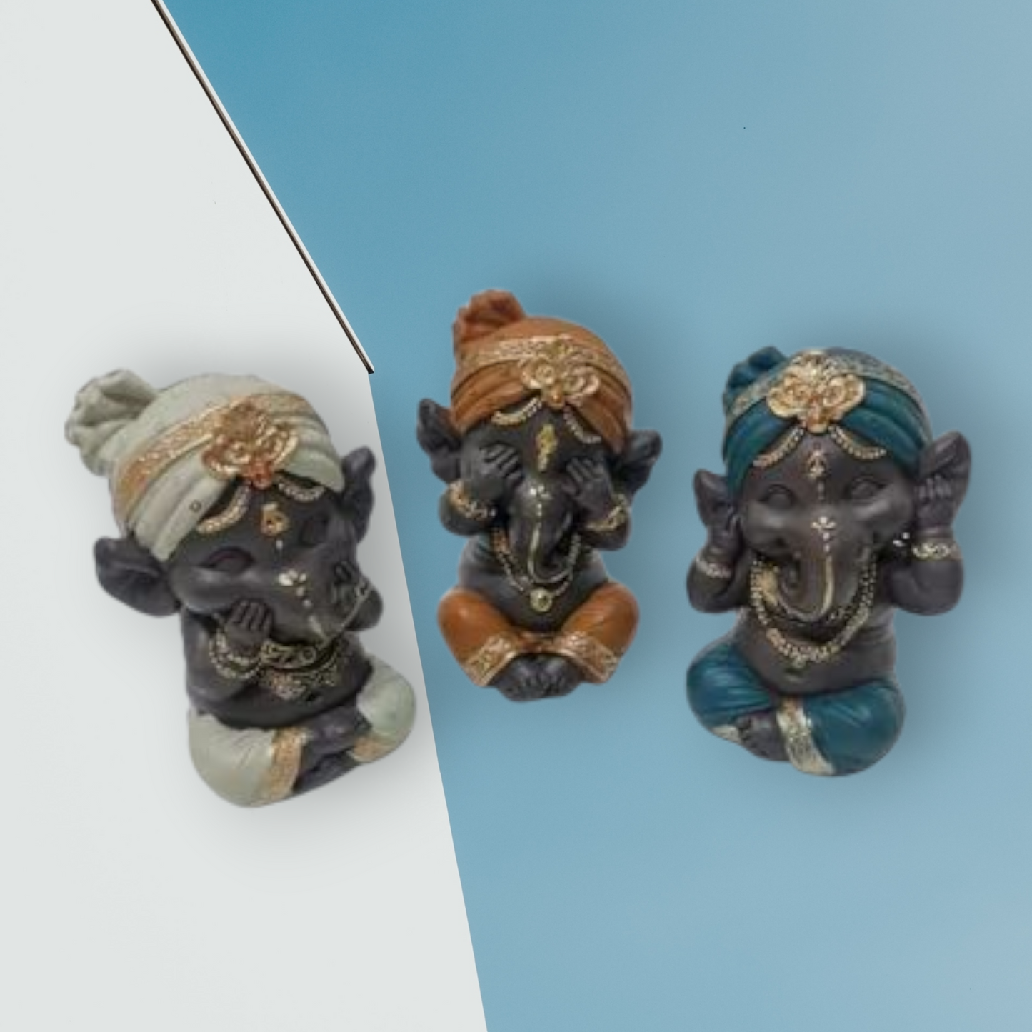 Trío de Ganeshas