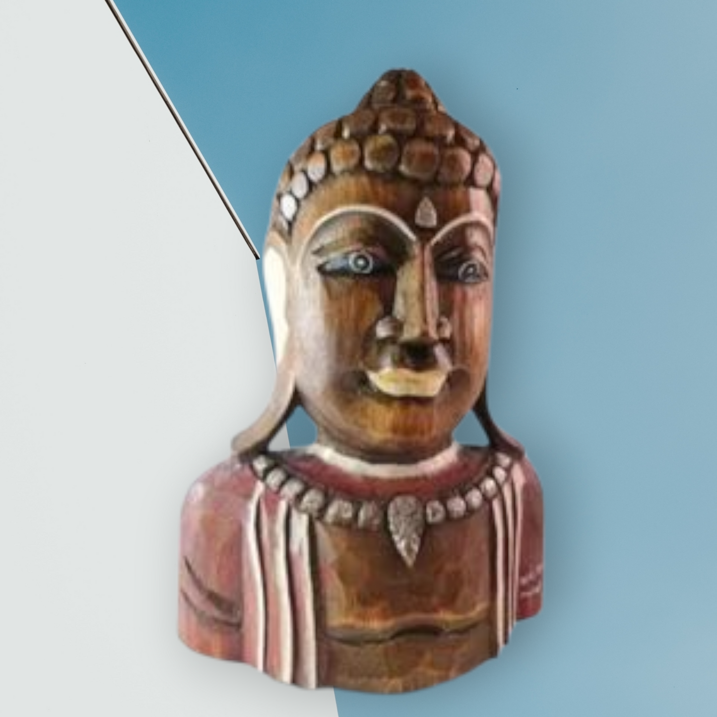 Busto de Buda madera
