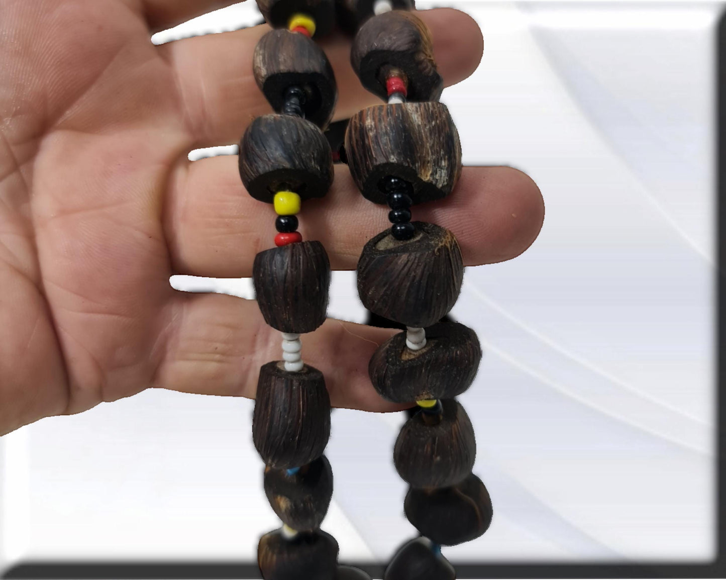 African Ikin Necklace, Protection, Vodun secrets, traditional African art