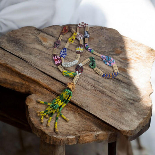 Collar Ogbe Yonó Haya - Babalawo - Santeria Palo Mayombe