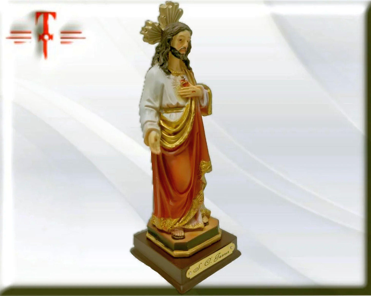 Sagrado corazón de Jesús , virgenes y santos catolicos
