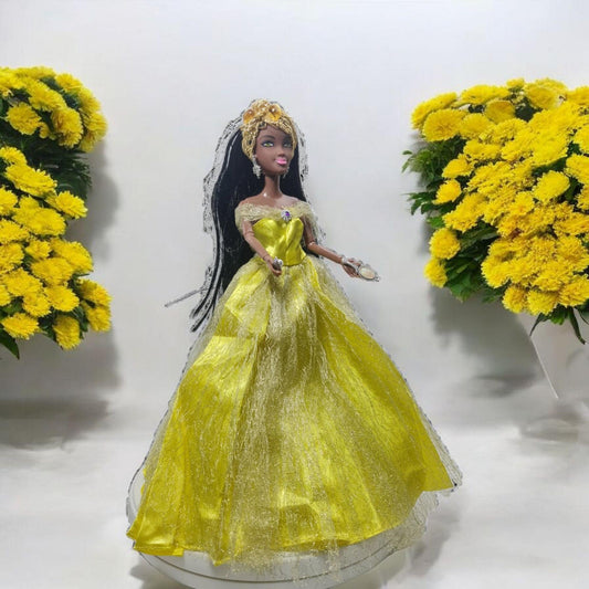 Muñeca Orisha Oshún , Diosa de las aguas dulces , Deidad del Panteón Yoruba