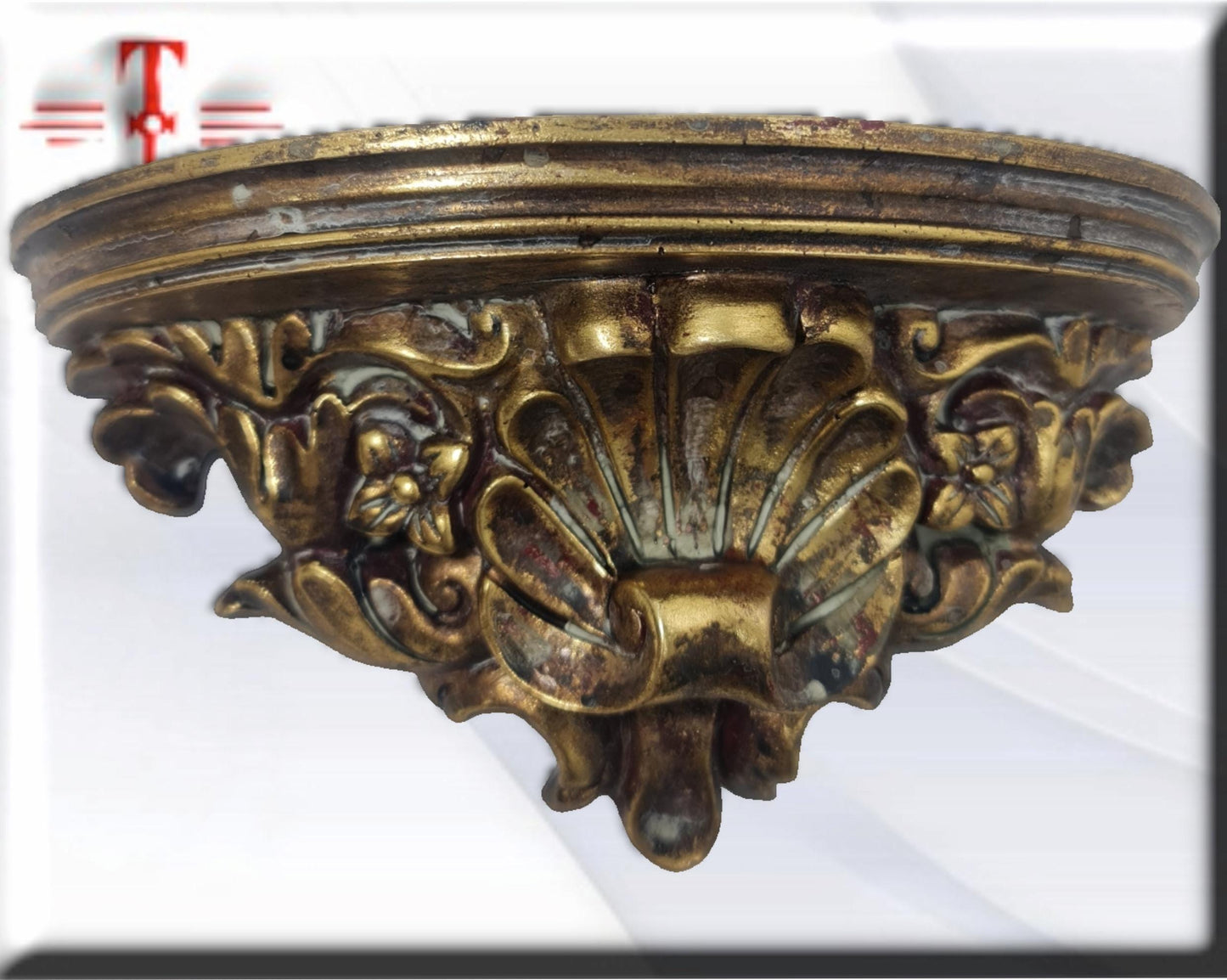 Mensula dorada para santo , Santos y Vírgenes católicos , productos Religiosos