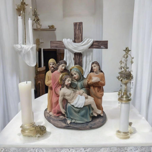 El Descendimiento  . santos y virgenes catolicos , productos religiosos