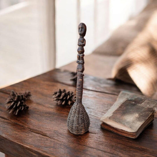 sonajero   Tribal  , arte Africano , Galería de arte , hecho a mano